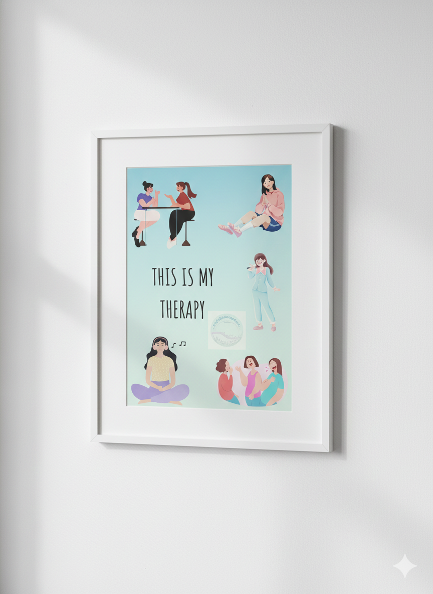 This is My Therapy Digital Poster