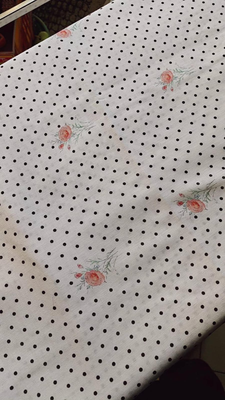 Vintage Rose Cotton Fabric-2 metres