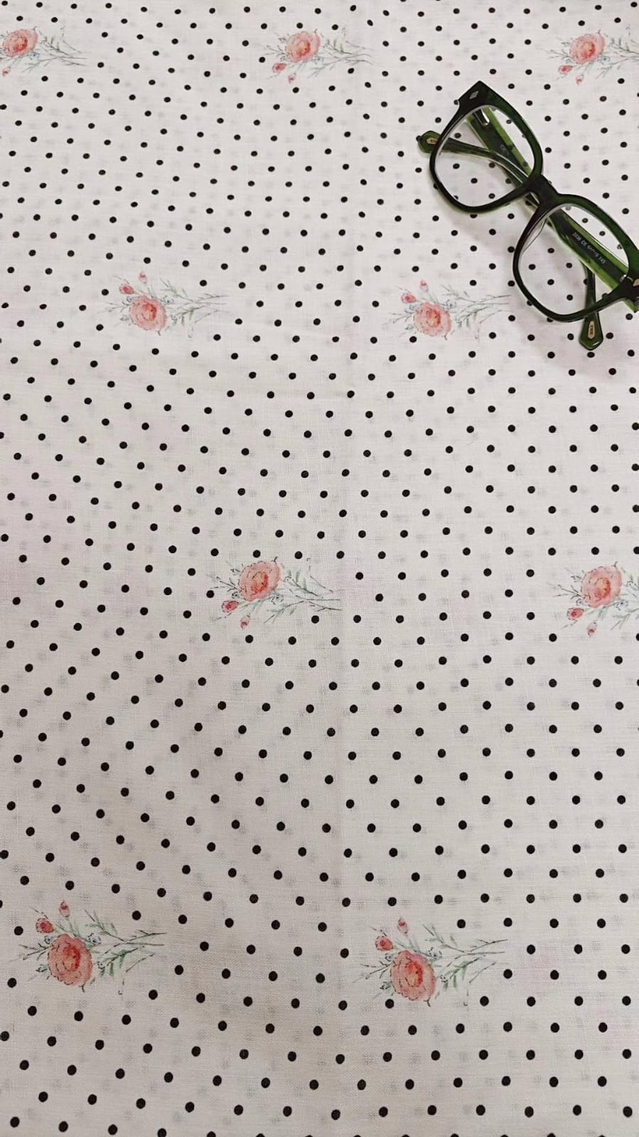 Vintage Rose Cotton Fabric-2 metres