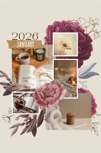 Minimal Monthly Planner-Digital PDF