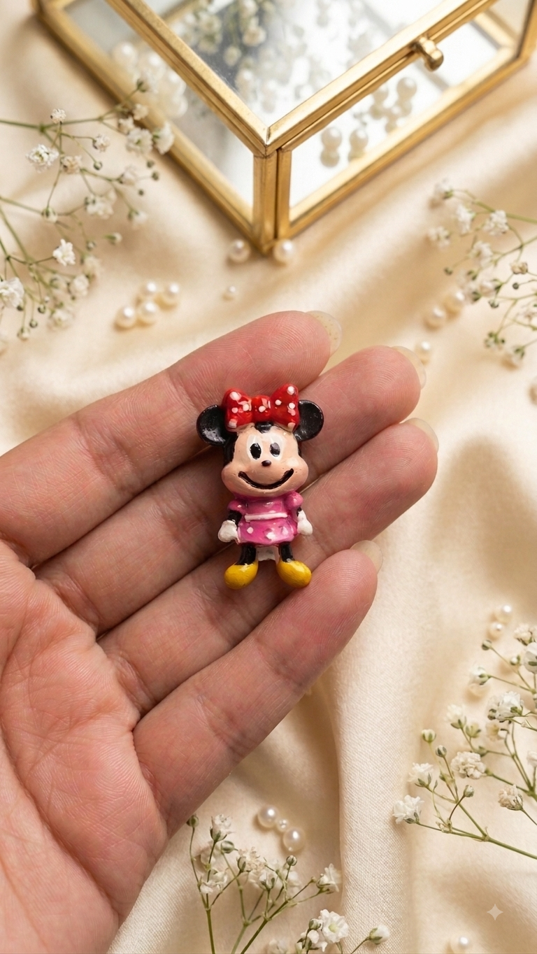 Minnie Mouse Brooch Pin