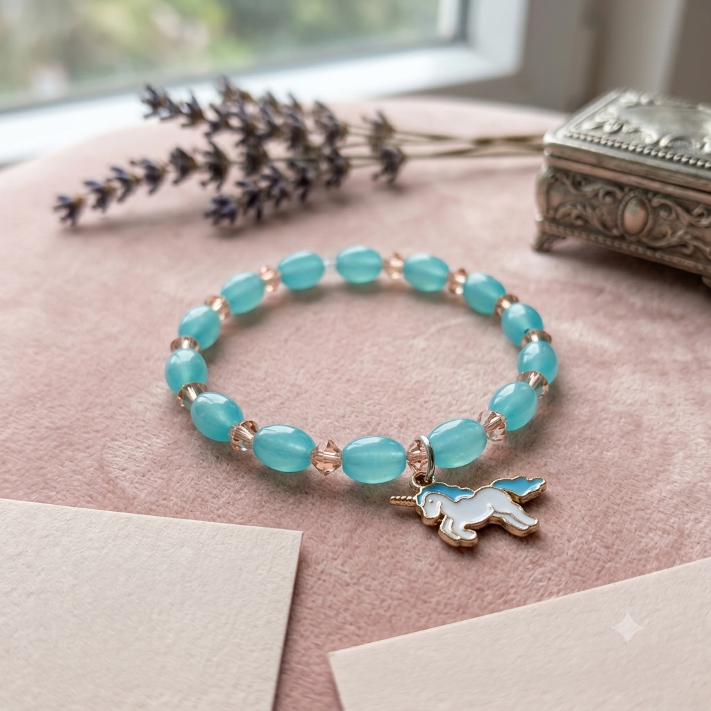 Enchanted Unicorn Beaded Friendship Bracelet