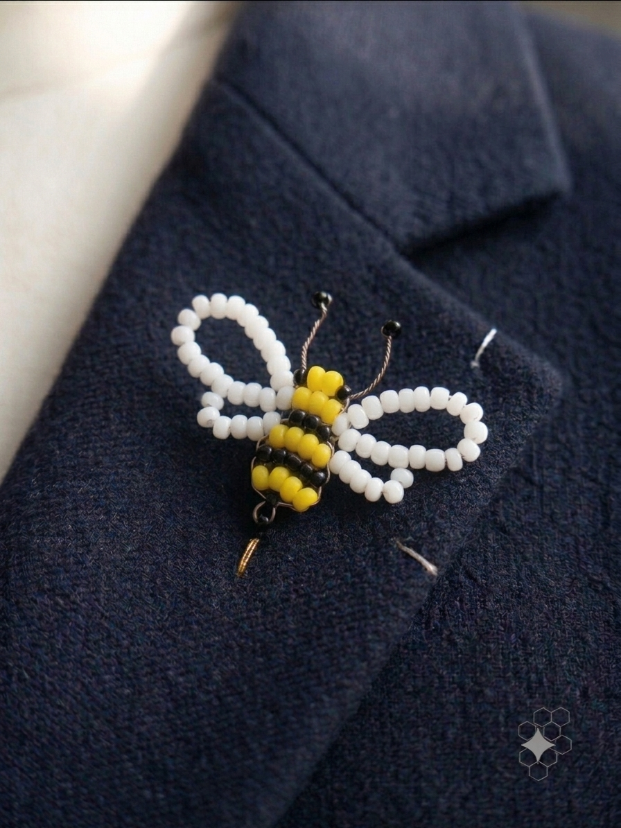 The Worker Bee Miniature Brooch