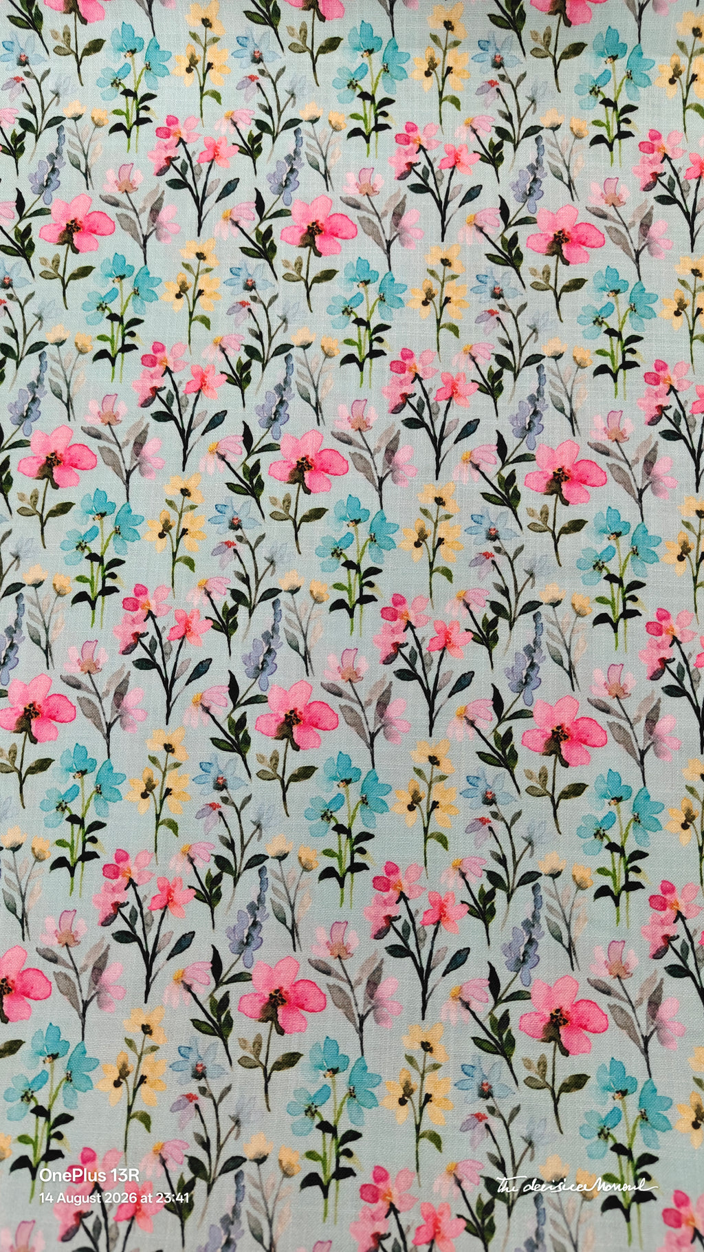 Flower Print Fabric - 3 meter