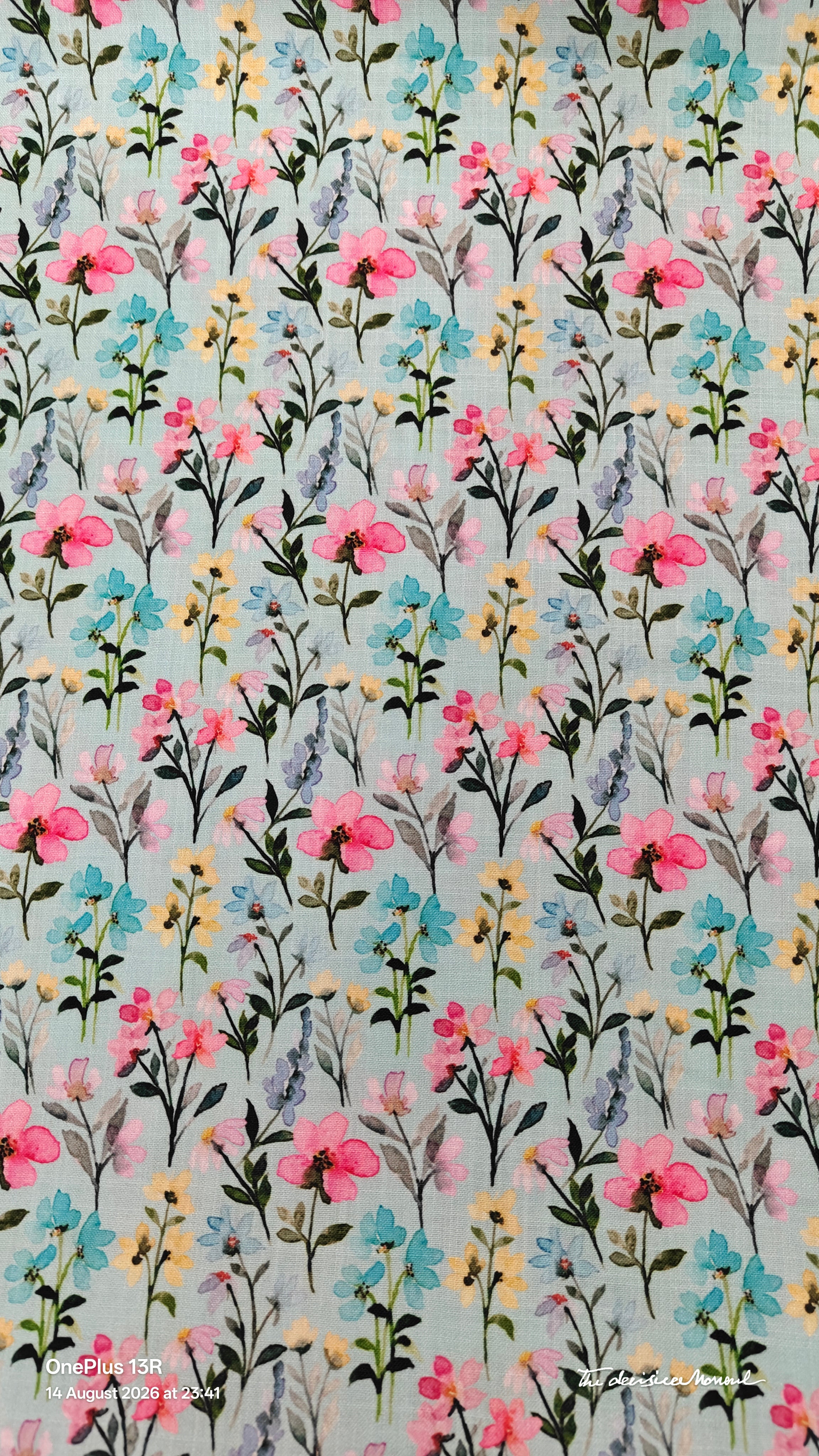 Flower Print Fabric - 3 meter