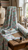 Flower Print Fabric - 3 meter