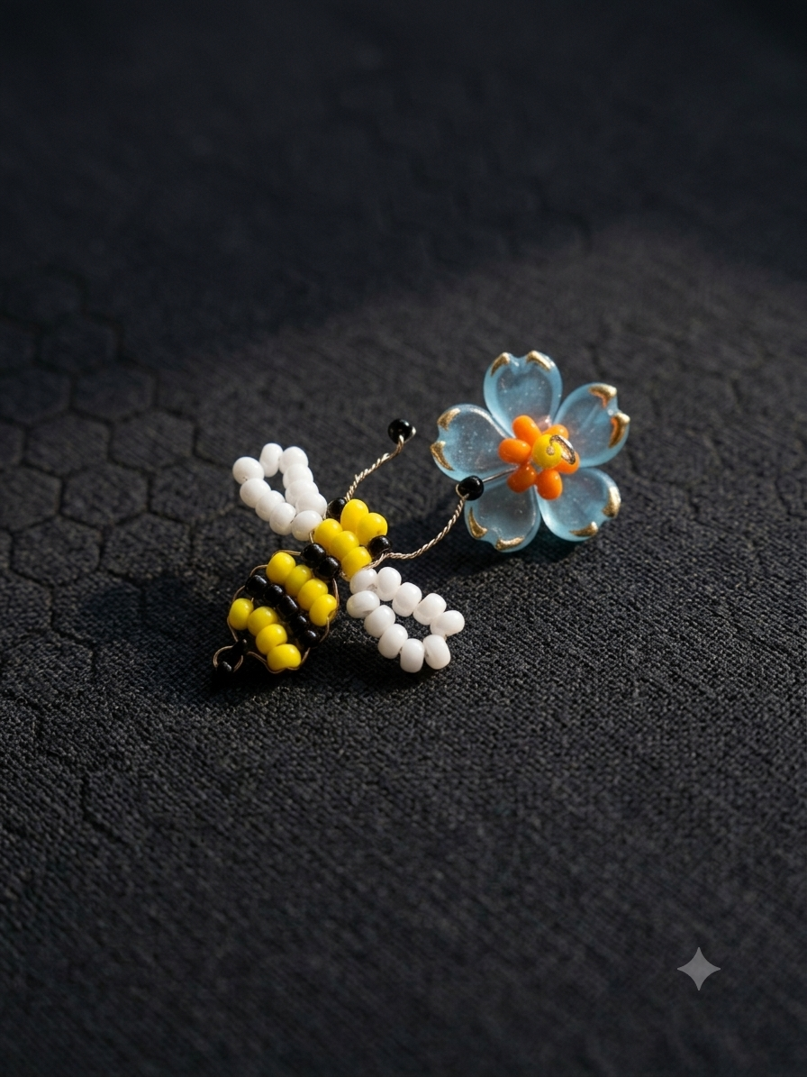 The Worker Bee Miniature Brooch