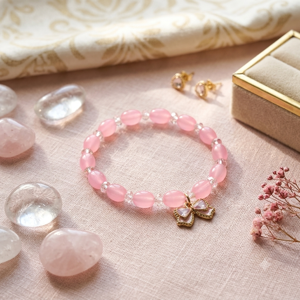 Blush & Bow Beaded Friendship Bracelet